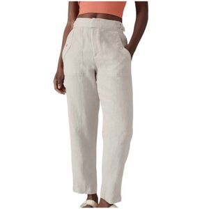 Athleta Voyager Linen Pant Undyed